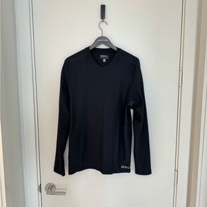 Men’s Nobull waffle knit sweater XL black